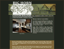 Tablet Screenshot of bighorncustombuild.com